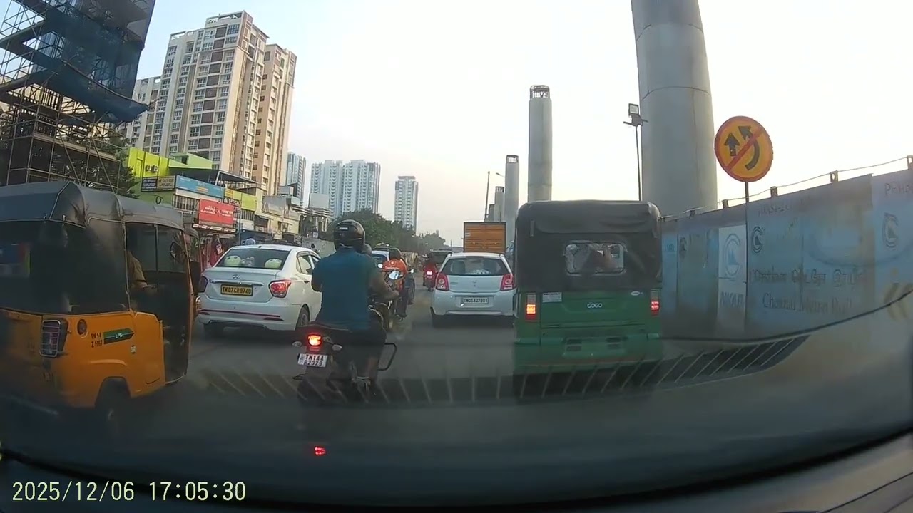DRIVING TO THAYUR VIA KELAMBAKKAM BY PASS   CHENNAI