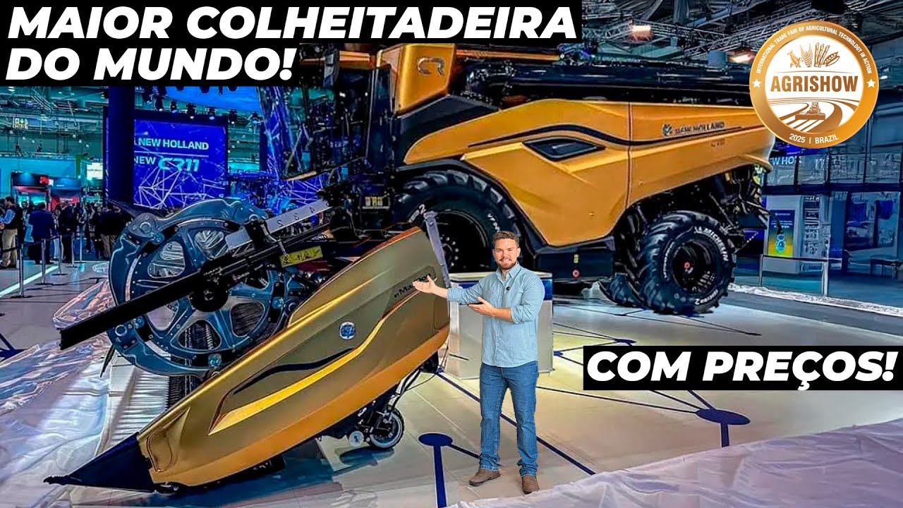 Conheça as maiores máquinas agrícolas do mundo na Agrishow 2025