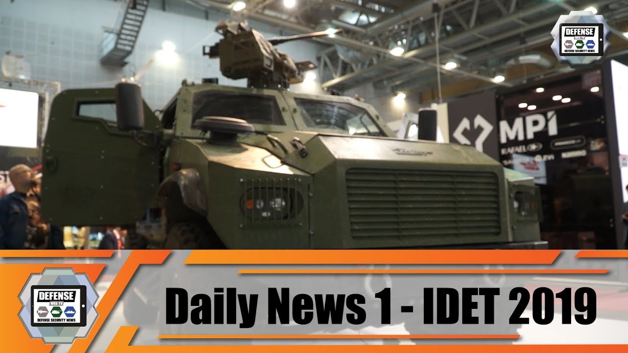IDET 2019 International Fair of Defence and Security Technology Exhibition Brno Czech Republic Day 1
