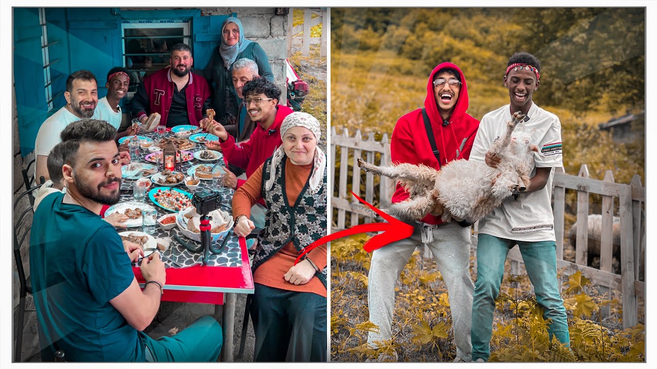 قضينا يوم كامل مع عائله تركيا 😍🇹🇷 | الحياه الريفيه🤔⛺️!!