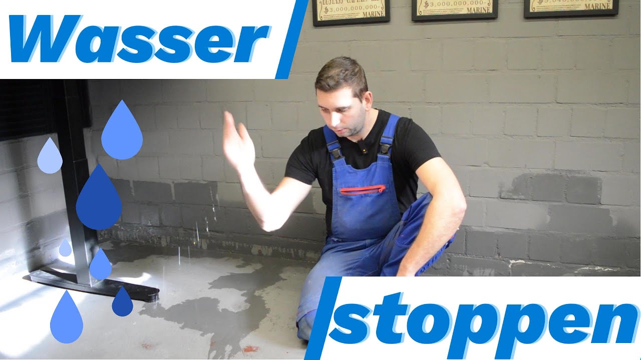 Grundwasser im Keller: Schnelle lösung von Innen DIY (Notlösung)