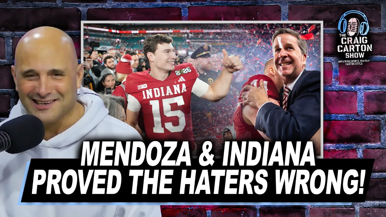 HOOSIERS WIN IT ALL: Mendoza Star Potential Shown in Championship! | The Craig Carton Show