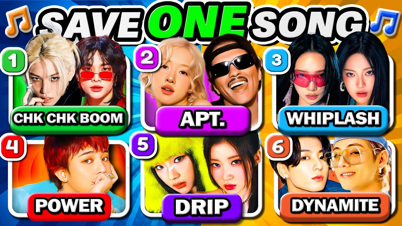 SAVE ONE SONG PER KPOP GROUP 🔥 6 Songs Each Round - Kpop Quiz 2024 | K-Music Quiz