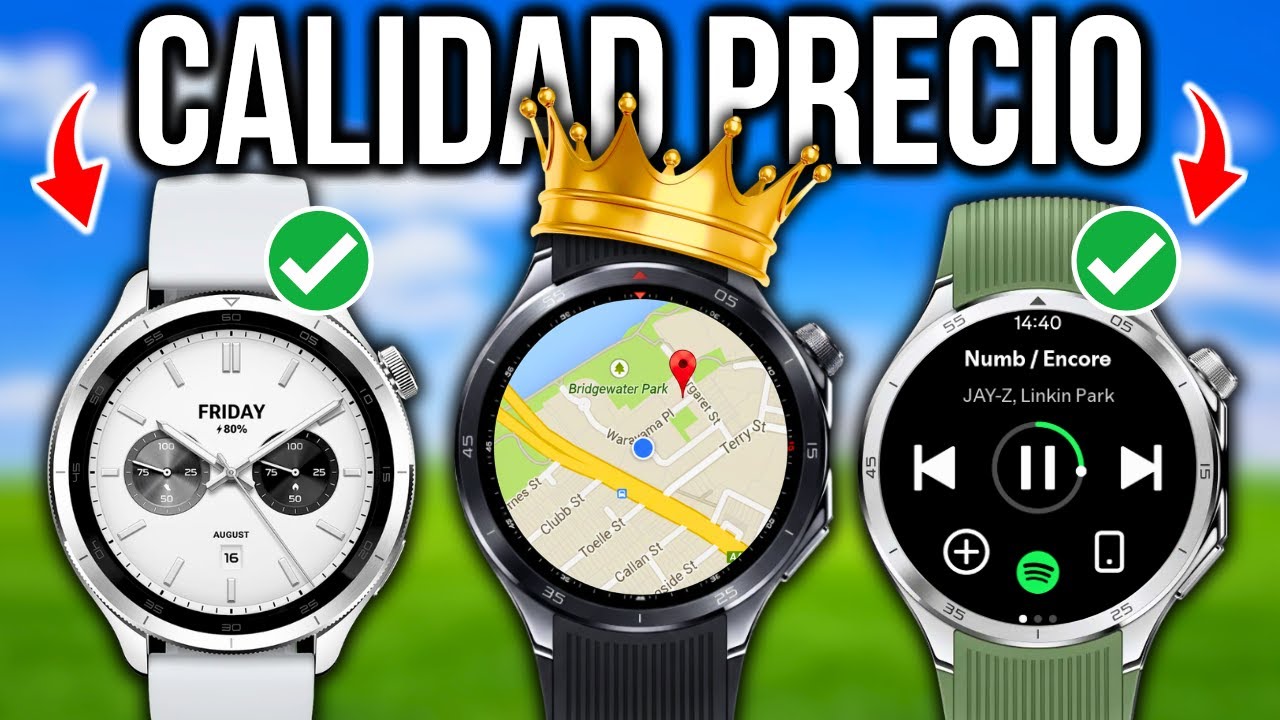 MEJORES SMARTWATCH CALIDAD PRECIO 2026 | TOP 7 RELOJES INTELIGENTES CALIDAD PRECIO