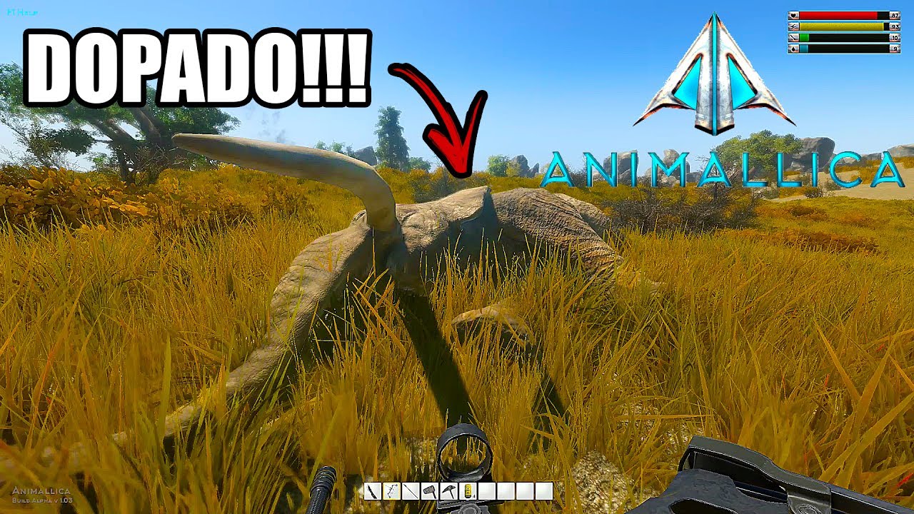 DERRUBEI UM ELEFANTE COM A FLECHA TRANQUILIZANTE!!! VARIOS ANIMAIS NOVOS!!! - ANIMALLICA #03