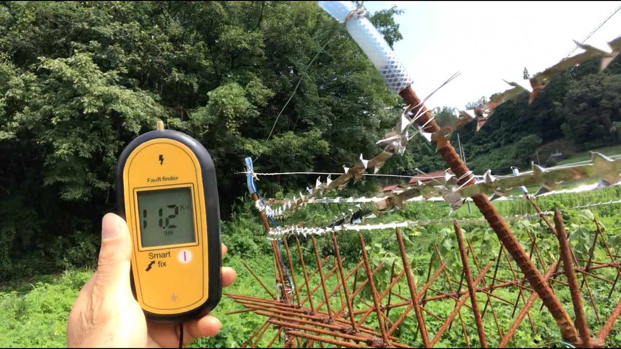 必殺回転五寸釘 - 12kVで電柵化、電柵の完成形か、コスパ良し?メンテ不要?