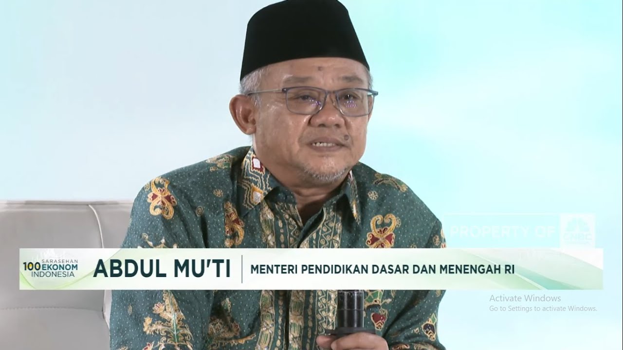 Menteri Abdul Mu'ti  & Strategi Dorong Pendidikan Bermutu Hingga Beasiswa 12.500 Guru