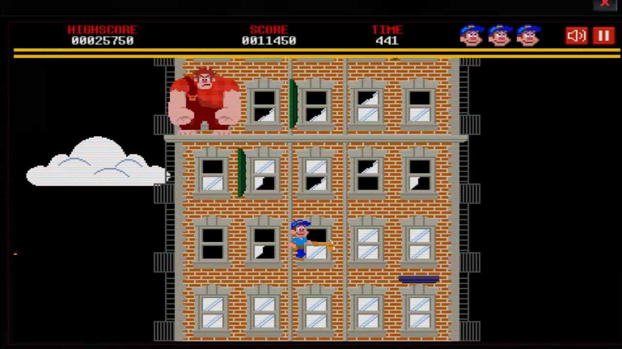 Ralph reicht's / Fix It Felix Jr. - Flash Game {GERMAN}