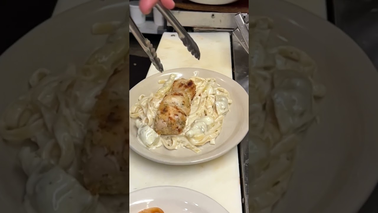 Preparing the Chicken Spiedini Samantha for Restaurant Week KC!