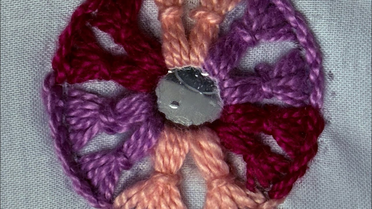 Mirror embroidery 