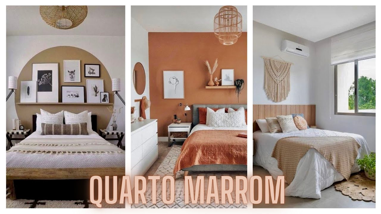20 IDEIAS de QUARTO MARROM para se INSPIRAR - Eduardo Wizard