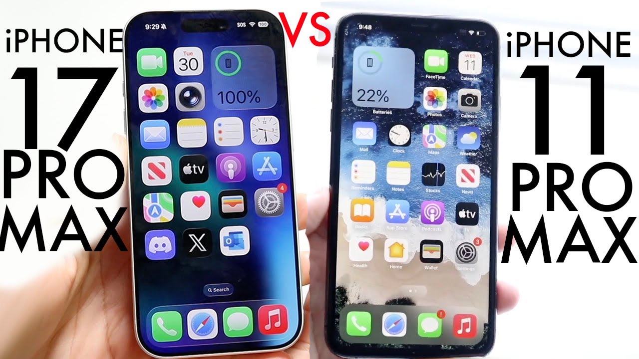 iPhone 17 Pro Max против iPhone 11 Pro Max! (Сравнение) (Обзор)