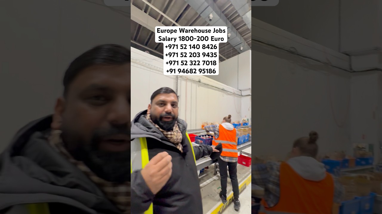 High salary warehouse jobs in Europe #highsalaryjob #europejobs #europevisa