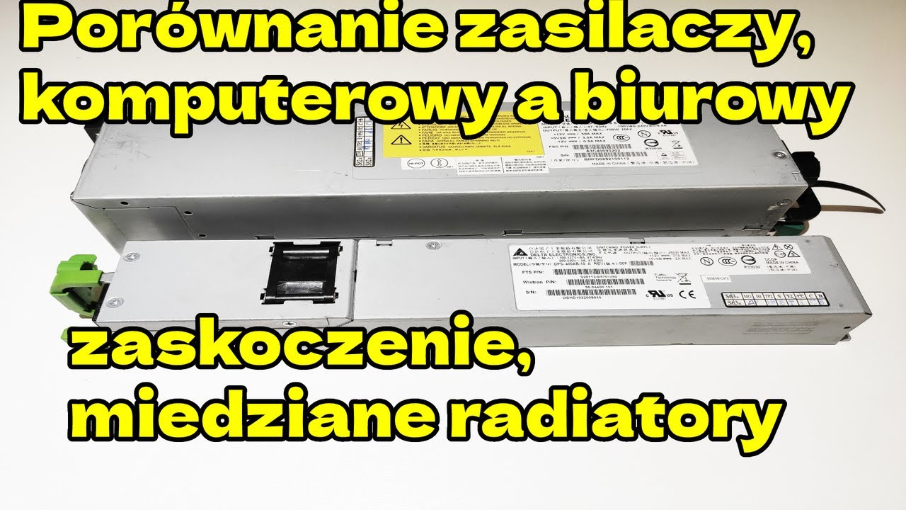 Zasilacze serwerowe na złom| zasilacz komputerowy czy biurowy bardziej opłacalny| Ile zarobimy??