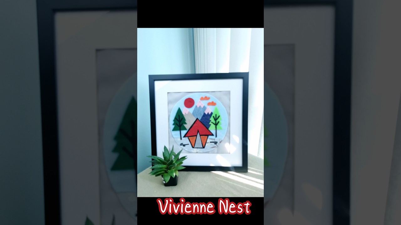 24j节气-白露 DIY a  picture with oriental vibe | Easy handmade art for home  #diy #handmade #picture