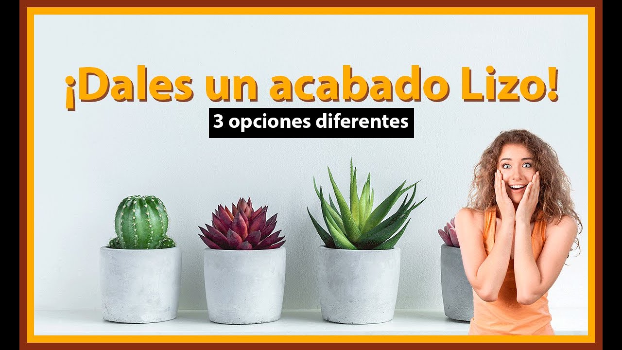 🌱COMO LIJAR MACETAS DE CEMENTO Y TERRAZO para dejarlas pulidas y lisas 3 opciones