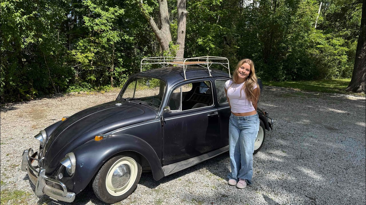 Volkswagen Beetle 1967 года. Кайлин получает свой проектный автомобиль!