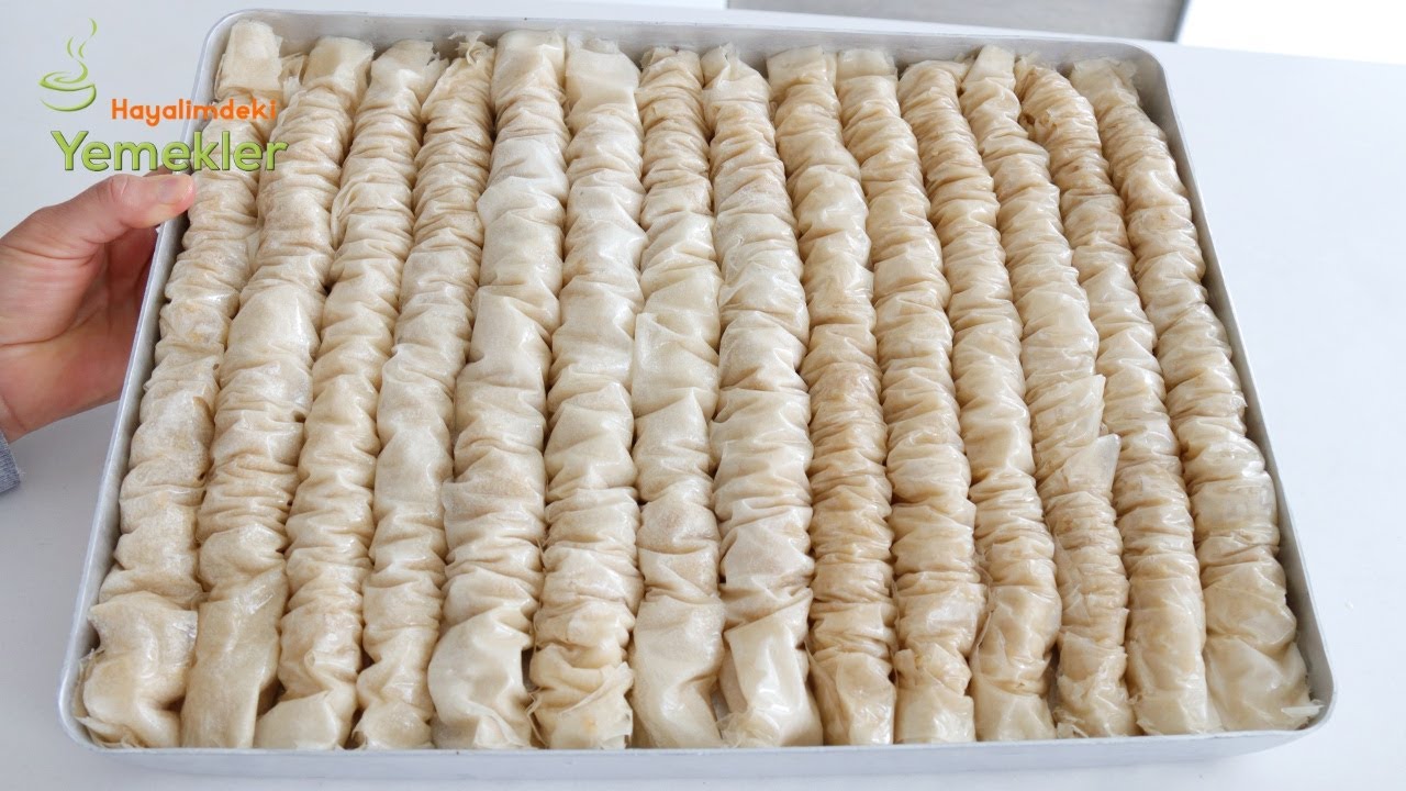 ‼️ HAZIR YUFKA AMA HERKES EL AÇMASI SANDI ✅ BAKLAVALIK YUFKADAN BURMA TATLISI Şerbetli tatlı