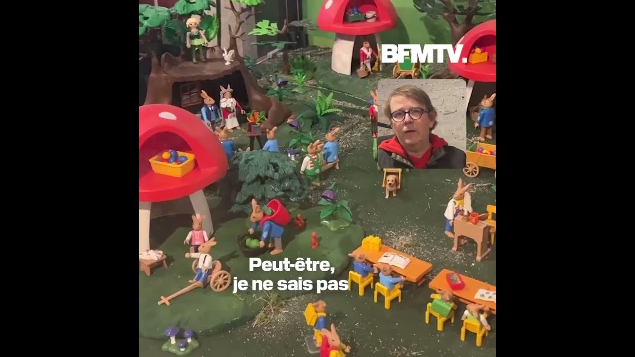 Dominique Béthune collectionne les Playmobil et en a fait son métier