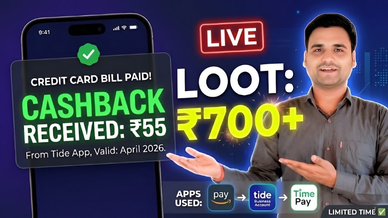 Credit Card Bill Payment: Flat ₹700 Cashback Loot! 🤑 | Best Bill Pay Apps 2026