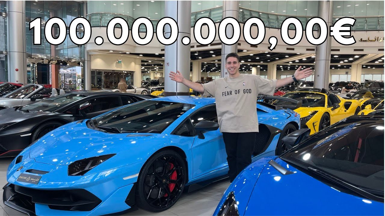 Concessionari di LUSSO a DUBAI con macchine da 5 MLN di euro