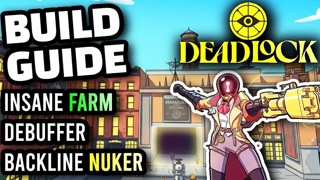 Paradox INSANE FARM Split Push Debuff Backliner Grenade Nuker Build Guide - Deadlock