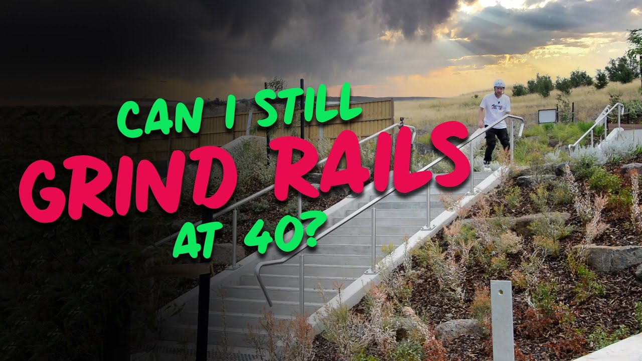 Old men can't grind - Getting back into handrails at 40 years old - Aggressive inline skating