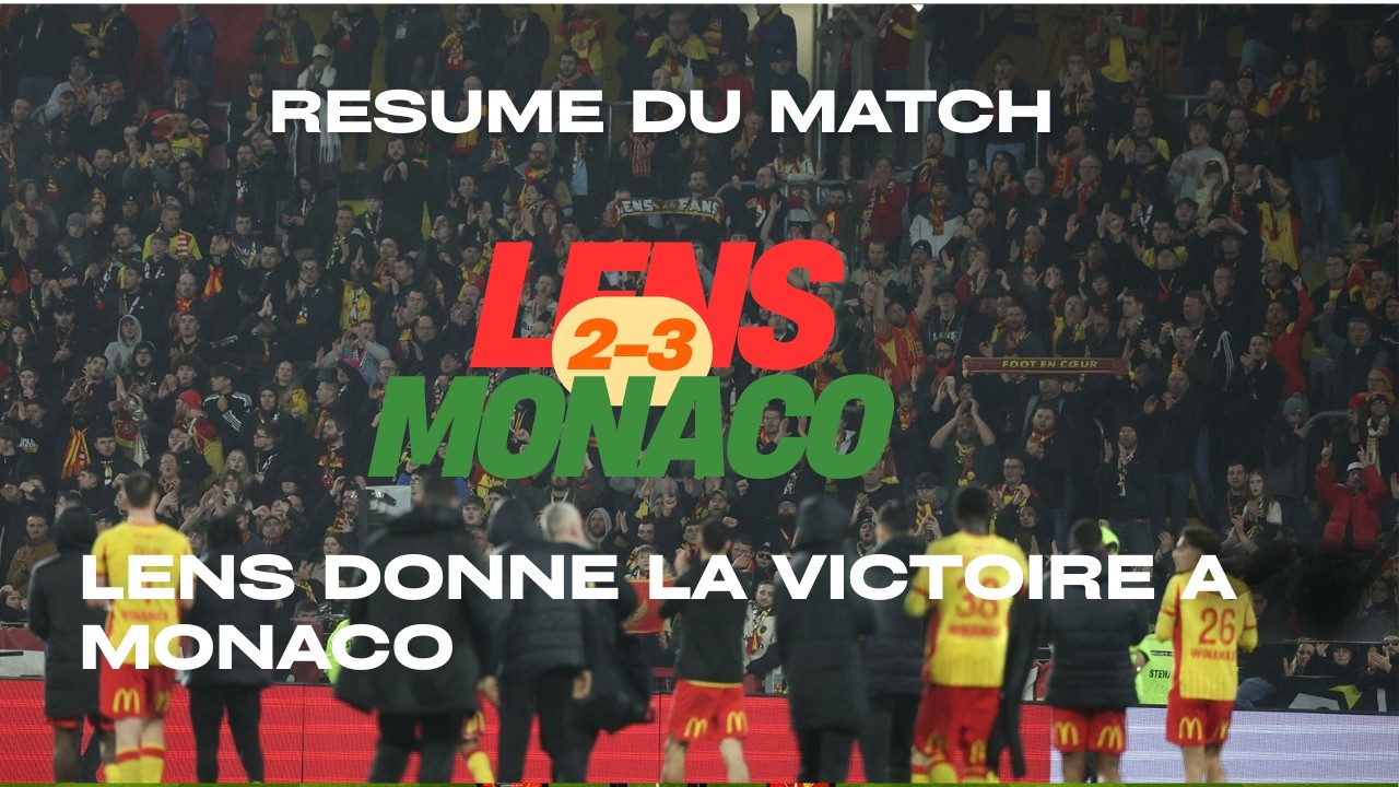 [Vidéo Ambiance] LENS 2-3 MONACO ! LENS DONNE LA VICTOIRE A MONACO  #rclens #ASM #football
