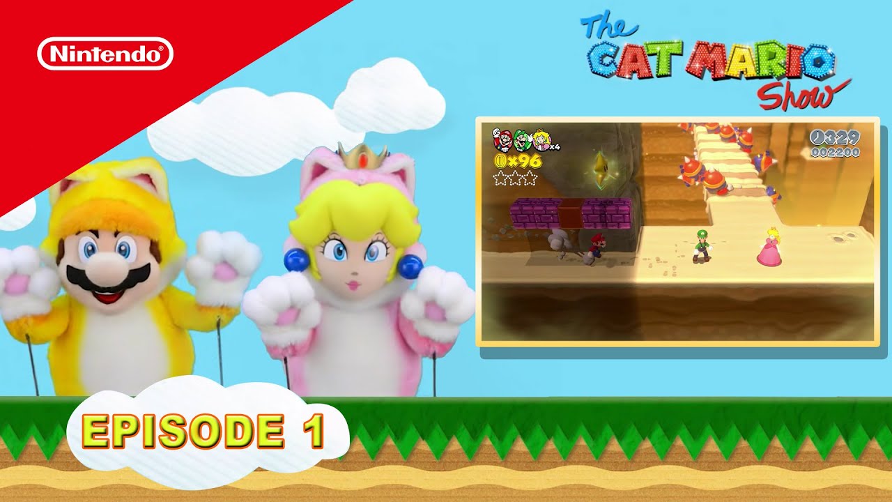 Super Mario 3D World & Kirby: Triple Deluxe — The Cat Mario Show Ep. 1 | @playnintendo
