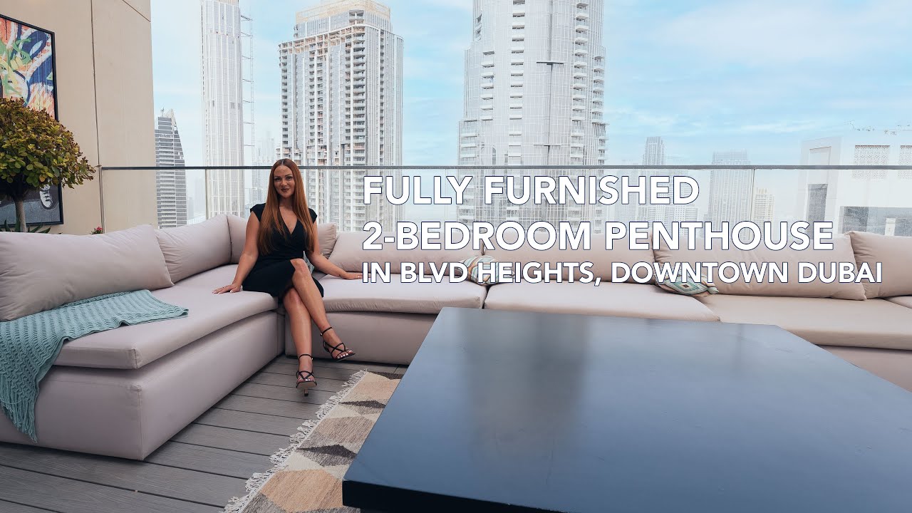 Enjoy the high life in this exclusive $1.6 Million Penthouse with Burj Khalifa views
