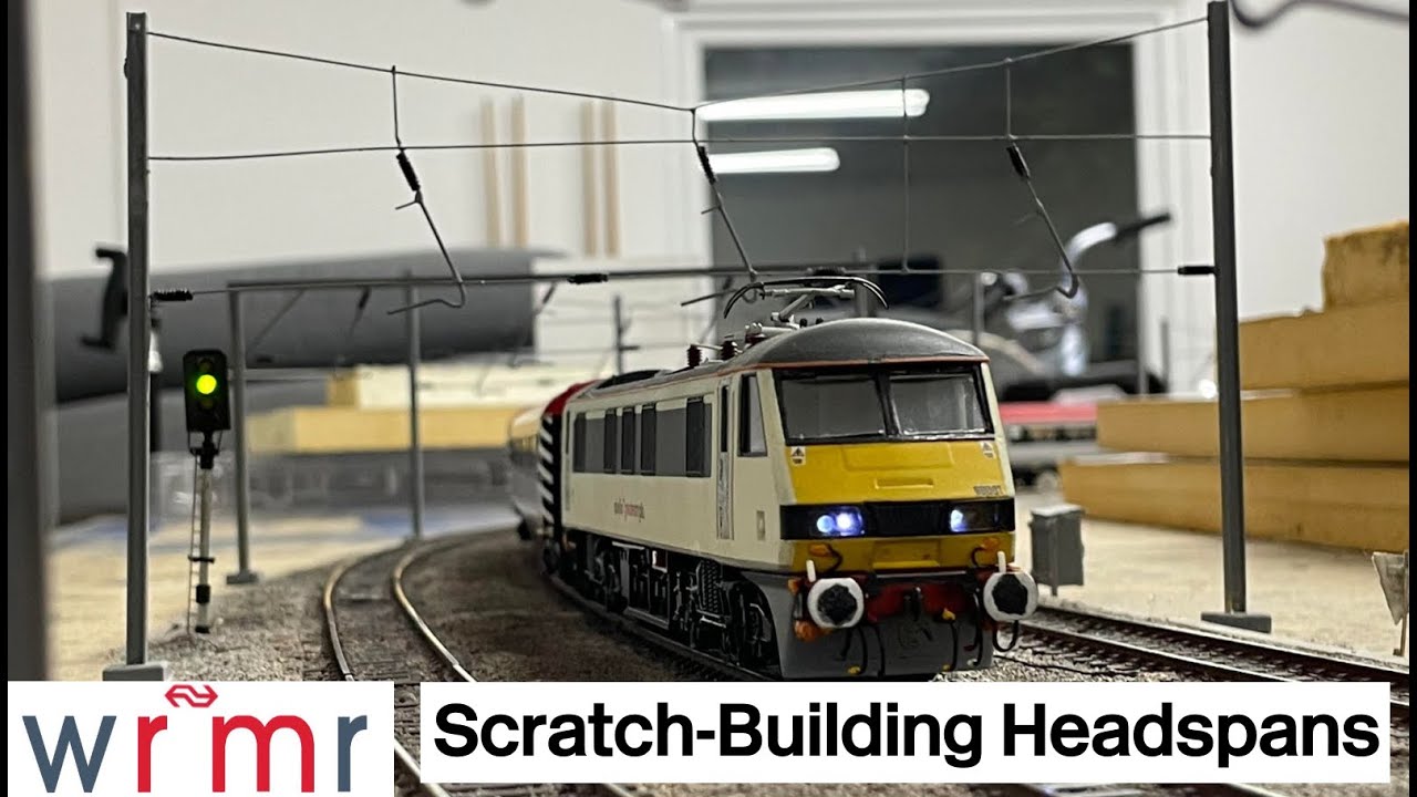 Layout Build - Completing The OHLE Pt 1 - Scratch-Building A Headspan | How-To | Show & Tell