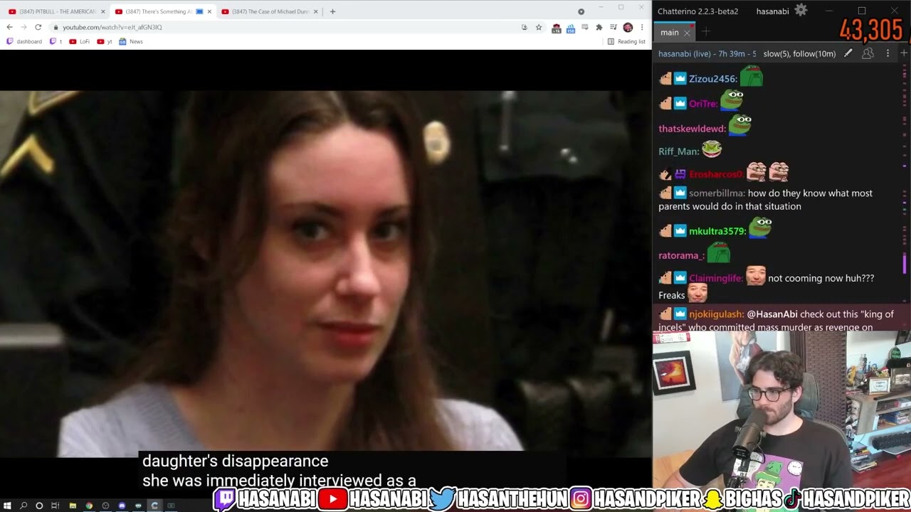 Hasanabi Reacts to There's Something About Casey (JCS Criminal Psychology)