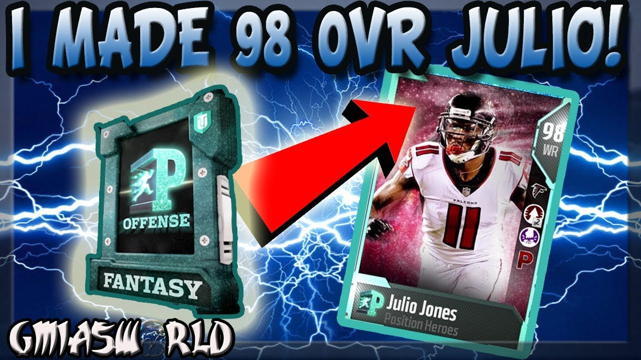MADDEN 18 Position Heroes - I CHOSE TO COMPLETE 98 OVR JULIO JONES PH Madden NFL 18 Ultimate Team