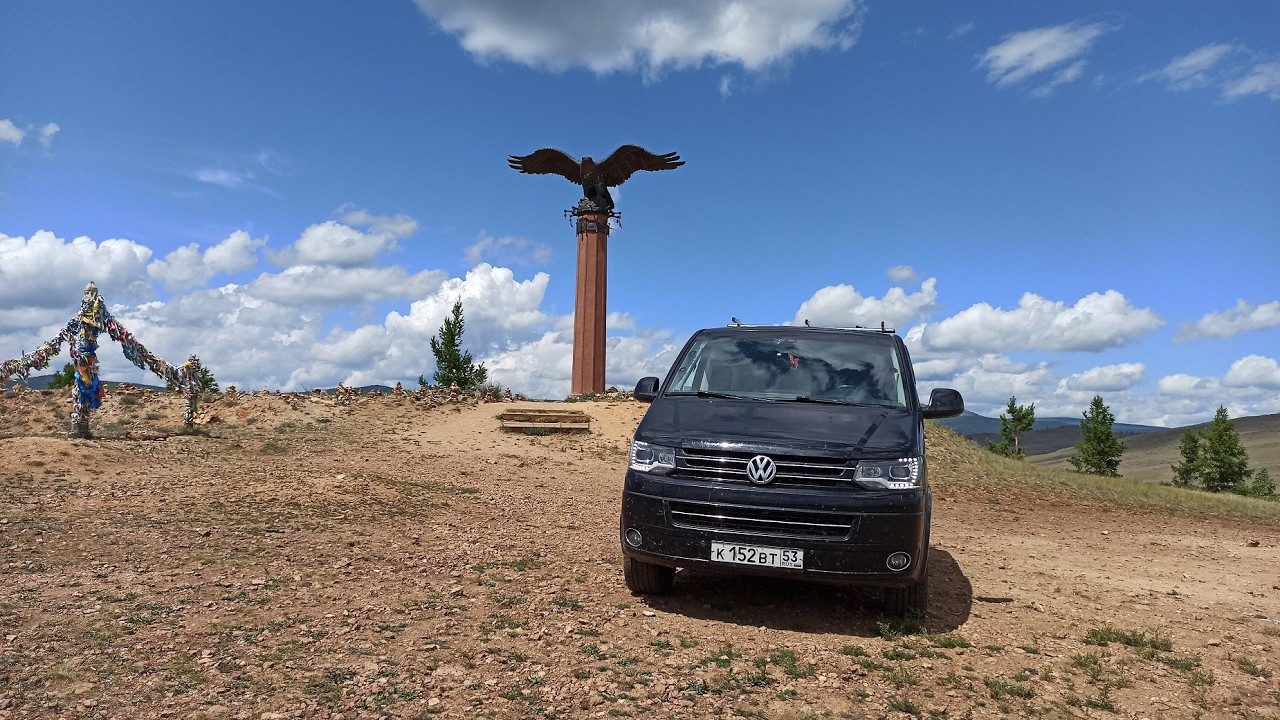 Путешествие по России 2025 на VW Multivan t5. Часть 5. Байкал. Едем на о. Ольхон. #vanlife