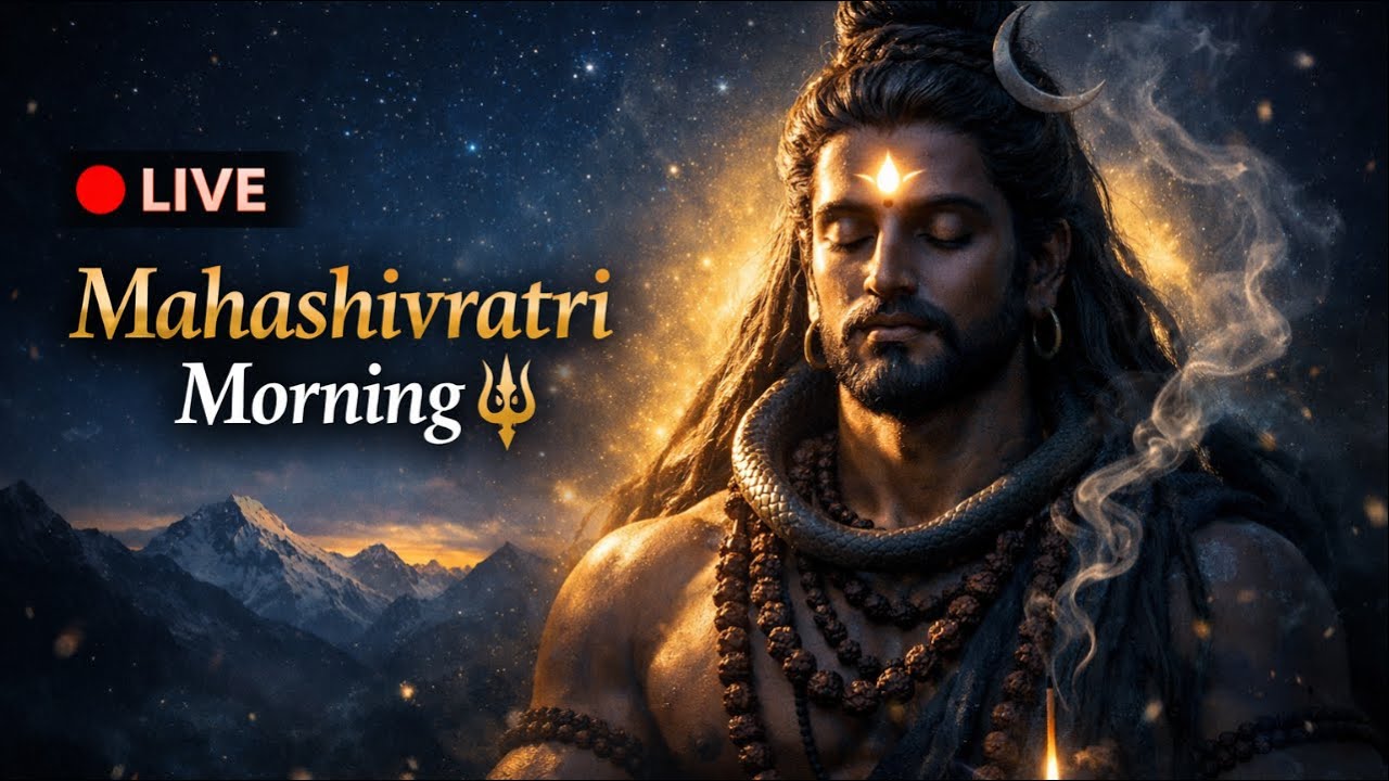 🔴 LIVE | Mahashivratri Morning 🔱 | Om Namah Shivaya 🕉️🙏 | Shiva Puja 🔔✨