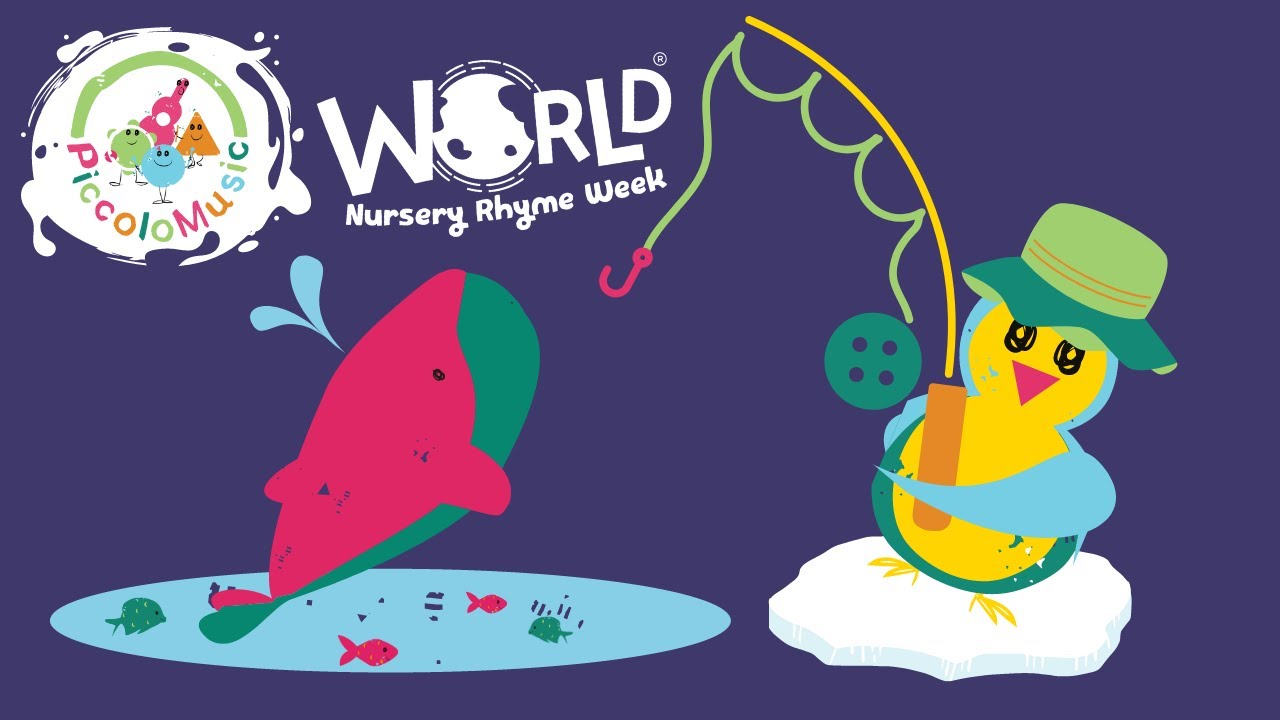 1,2,3,4,5 (Once I Caught a Fish Alive) Lyric Video | Piccolo Music | World Nursery Rhyme Week