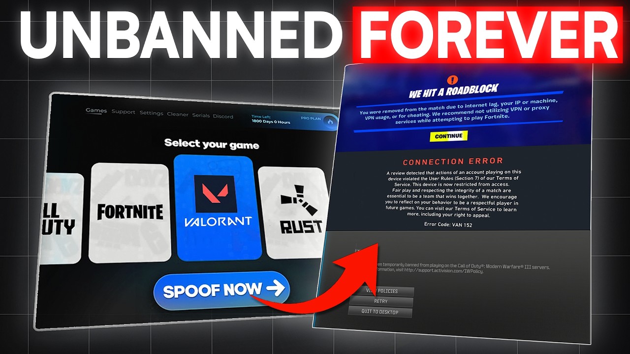 BEST HWID Spoofer - Remove ANY Ban in 1 Minute! (Speedrun)