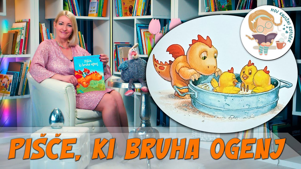🥚 PIŠČE, KI BRUHA OGENJ - pravljica za lahko noč
