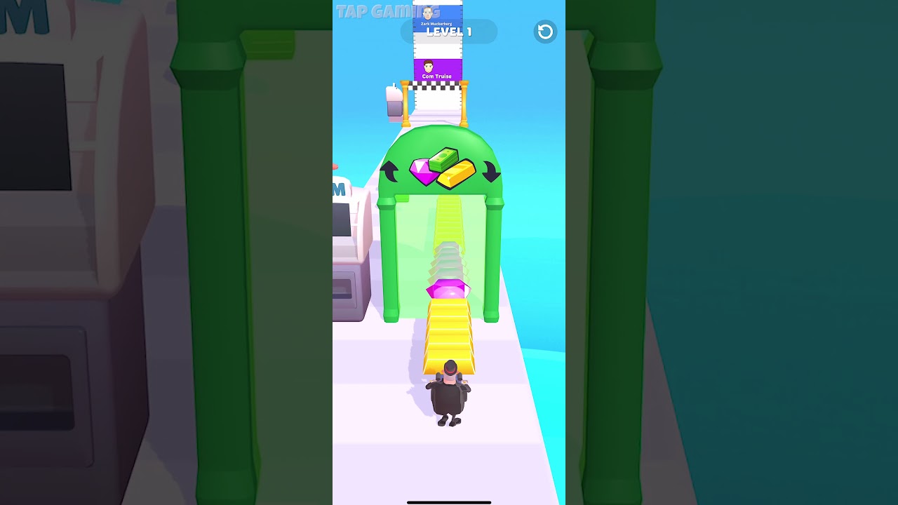 Atm Rush🤑🎲🖨 - 3D Games #RunGame #3DGameplay All Levels Gameplay Walkthrough (iOS & Android)