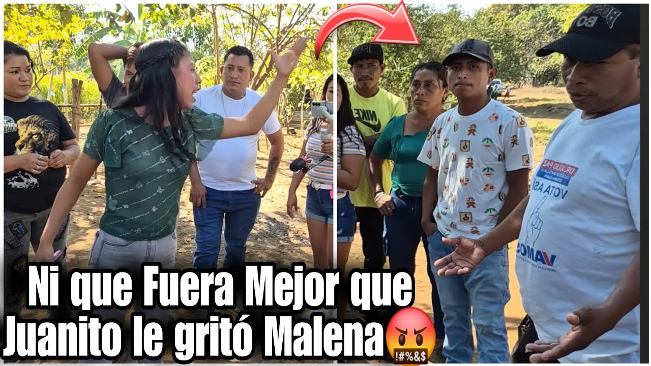Malena Frente a Frente con Cara Sucia/fuerte problem4 se arm0😤