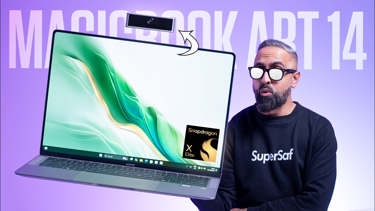 Этот ноутбук весом 1 кг мыслит нестандартно — Honor MagicBook Art 14 Snapdragon