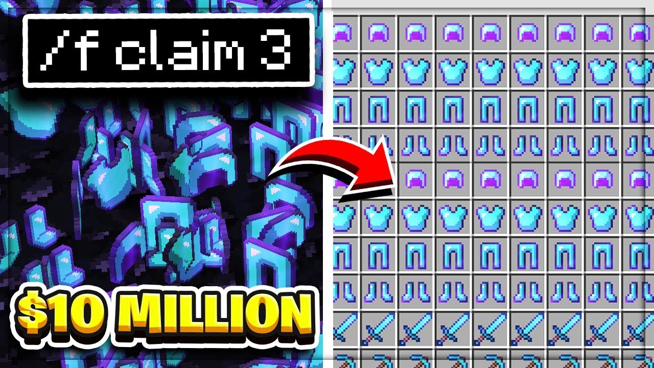 INSANELY RICH OVERCLAIM RAID! ($10 MILLION) | Minecraft Factions | SaicoPvP | Overlord Realm [9]