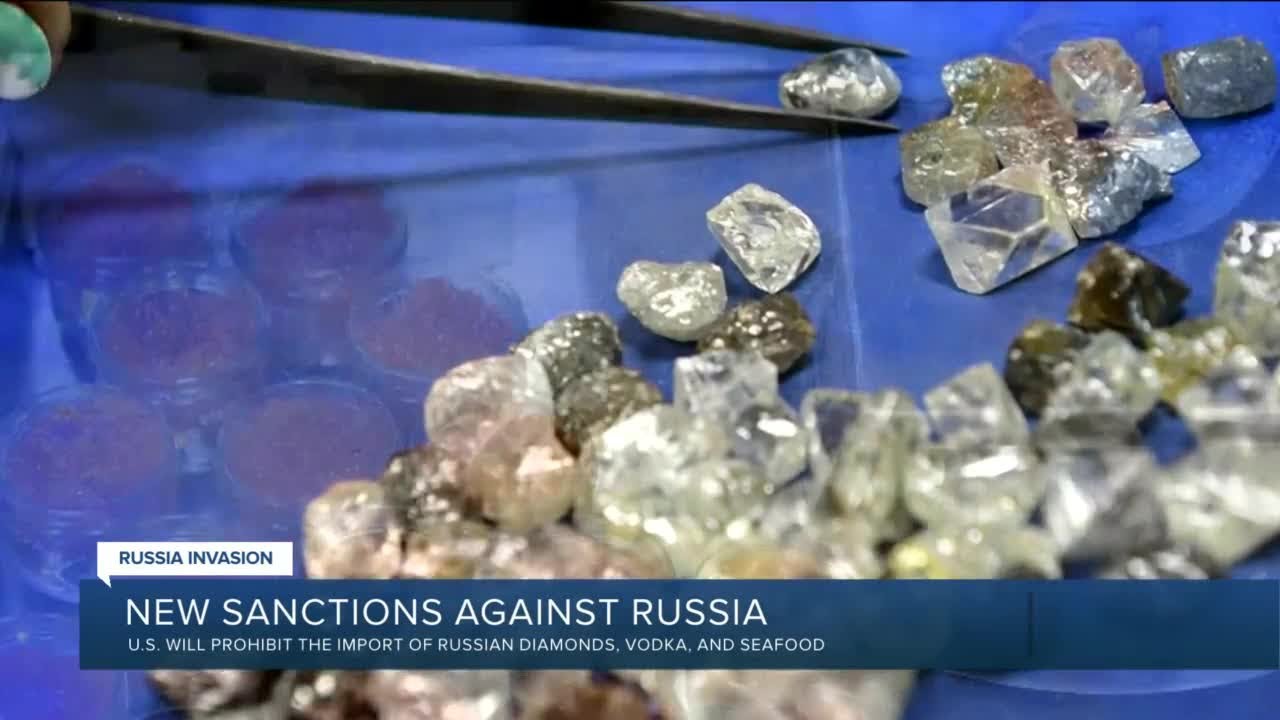 Russian offensive widens as US imposes new trade sanctions