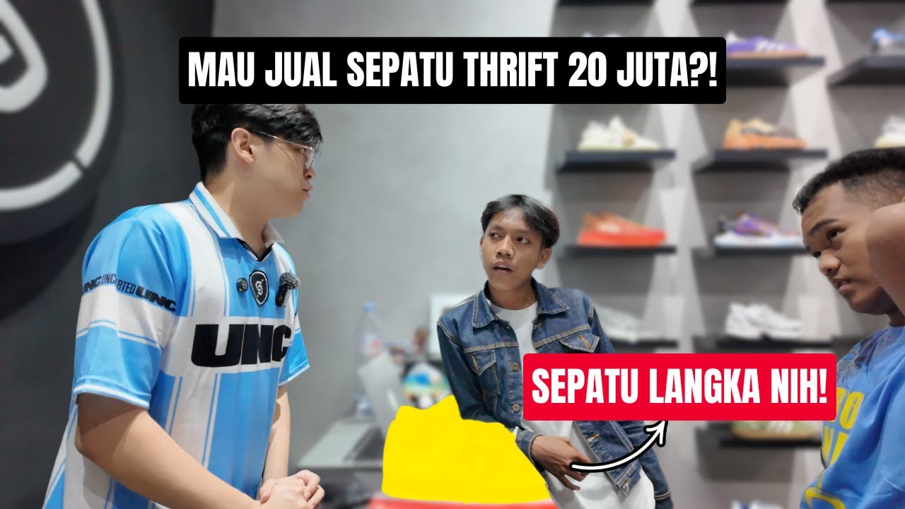 Mau Jual Sepatu Thrift 20 Juta?!