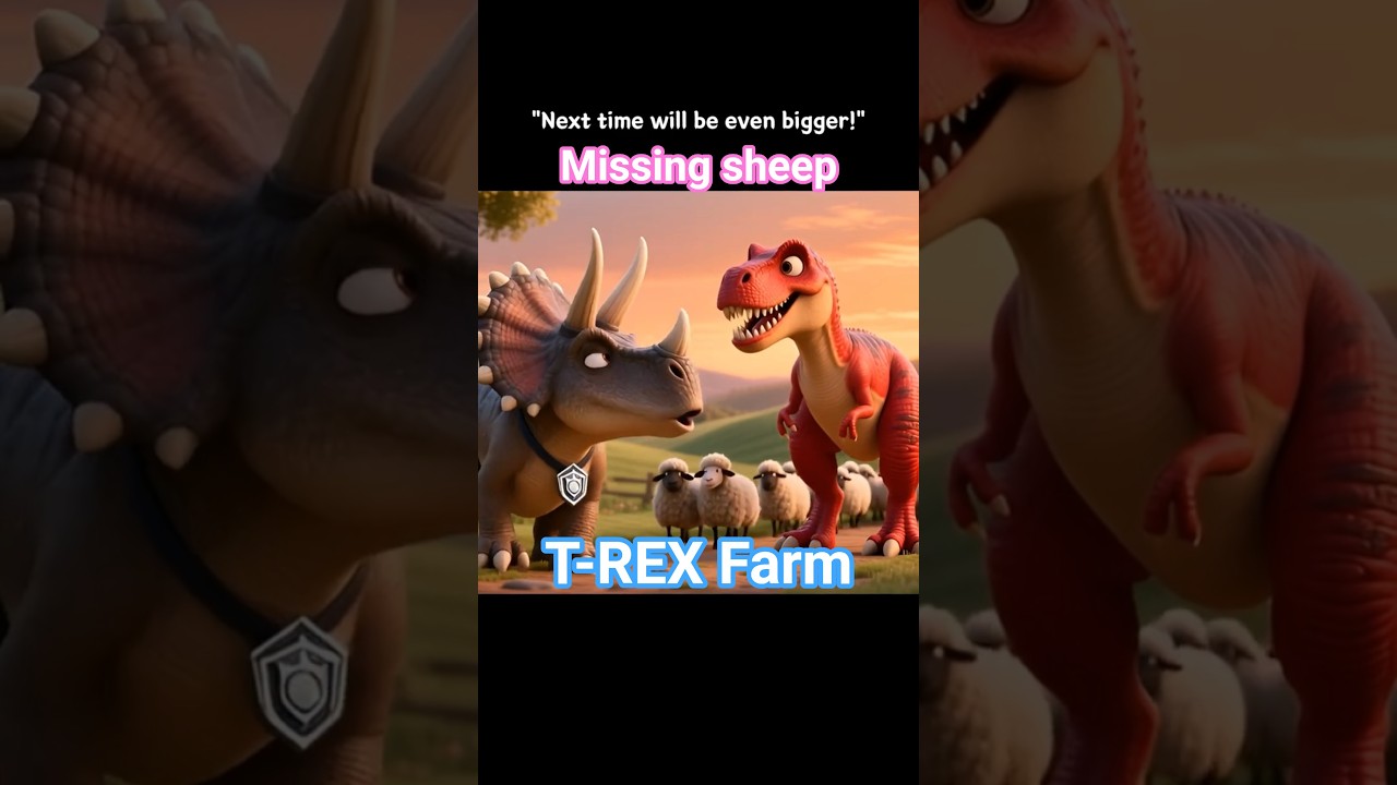 T-Rex Farm Sheep Rescue| Old MacDonald Style Dinosaur |Kids Songs | Nursery Rhyme |TongTongKids song