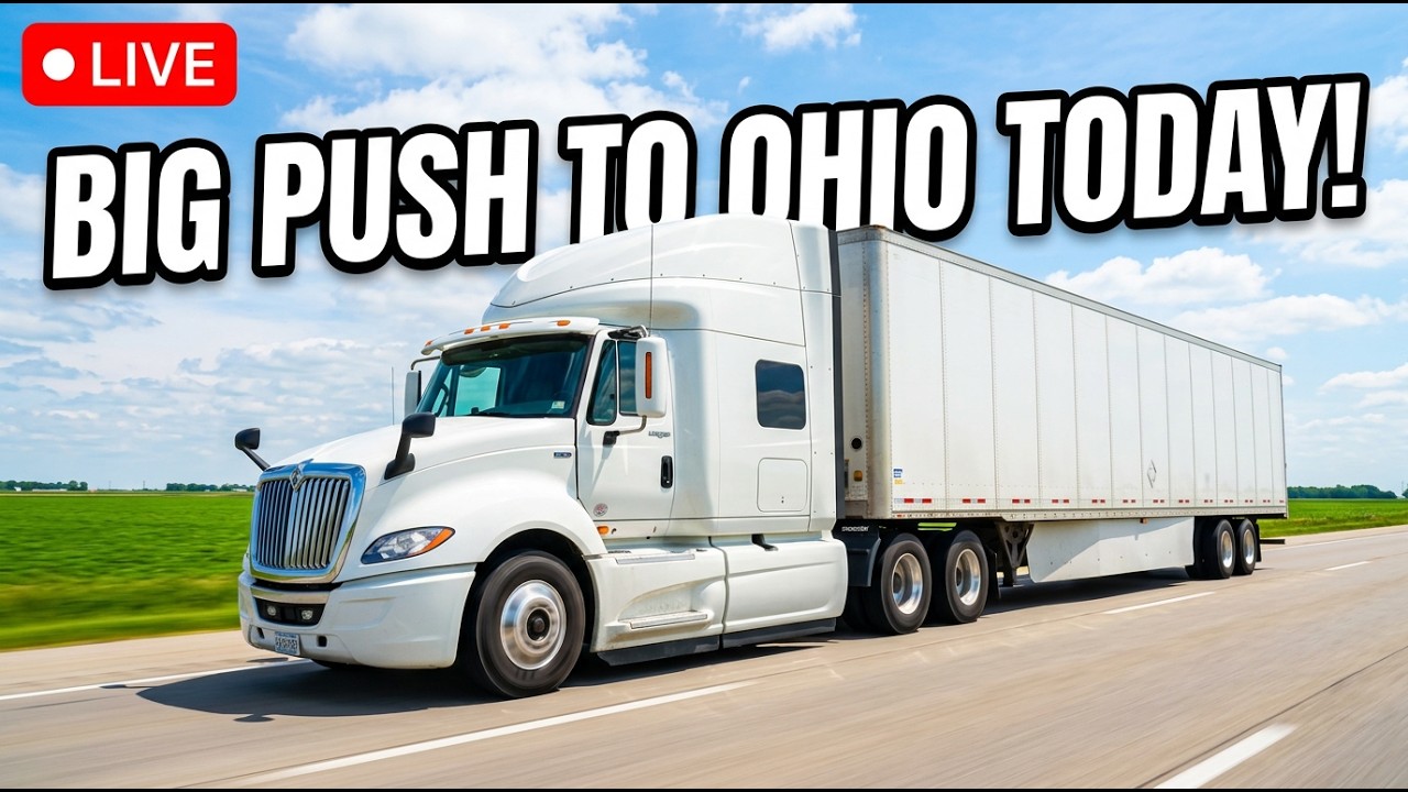 Missouri to Ohio &mdash; Big Push Day on This Kansas Plastics Haul