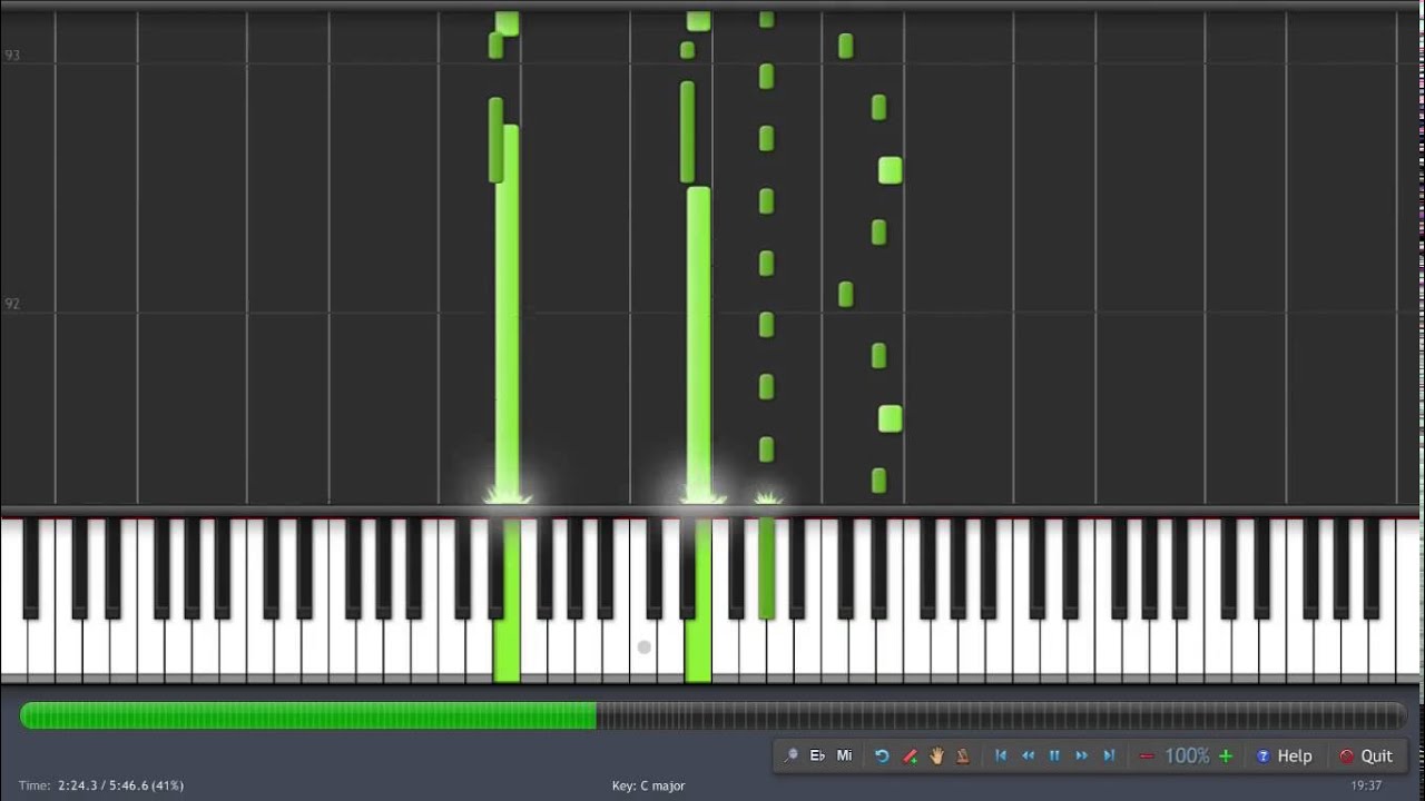 Linkin Park - Papercut (♫) (Instrumental + Synthesia)