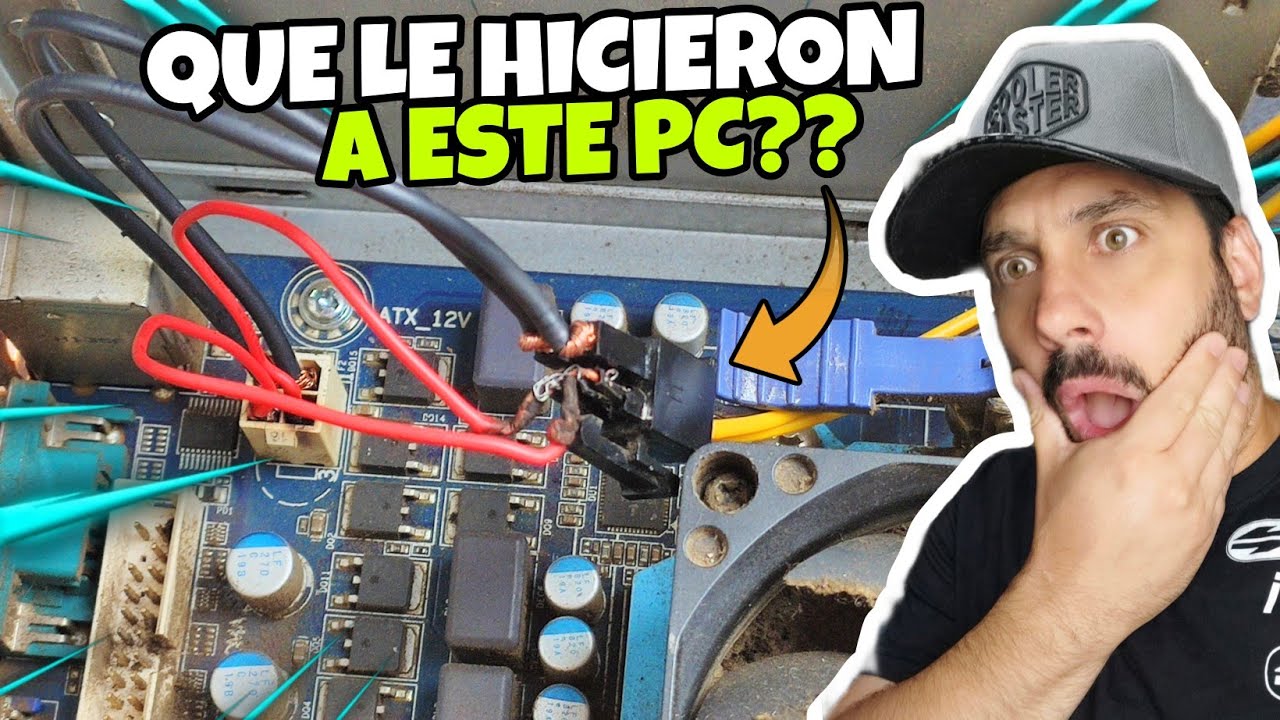 😱 Que LE HICIERON a ESTE PC?? 👈🏻😵 CASI SE INCENDIA! 🔥🔥🔥