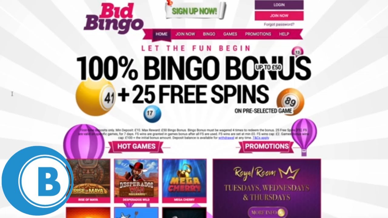 Bid Bingo Review | Bingo Design Overview