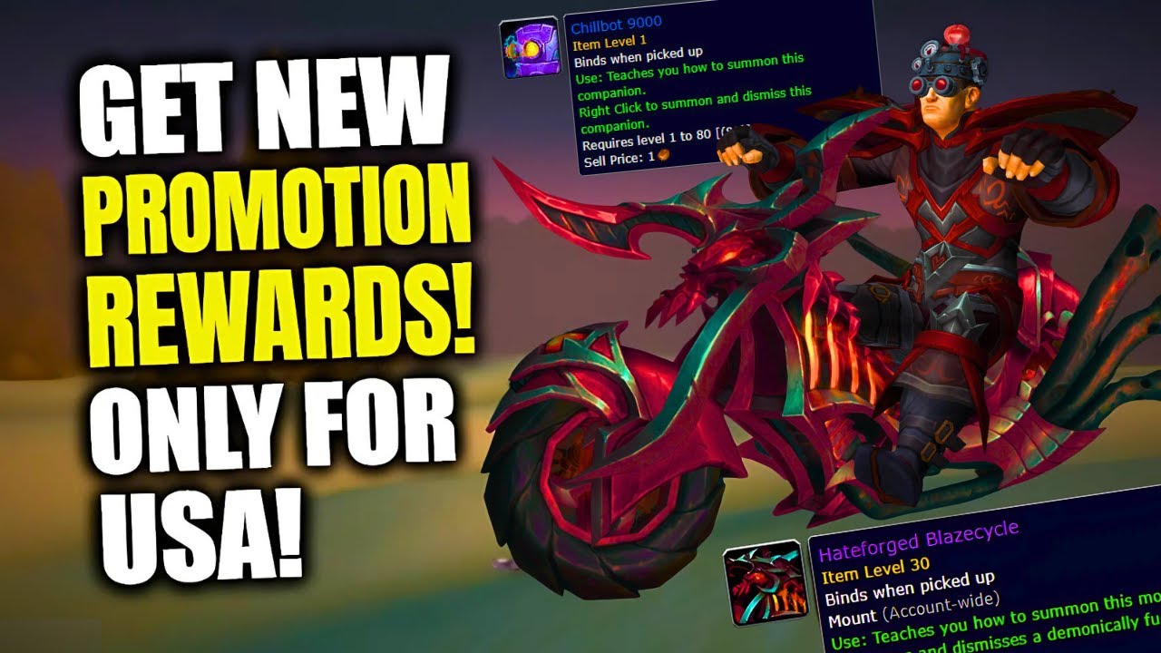 New Promotional Rewards Available! How To Get Hateforged Blazecycle Mount | WoW TWW | Mountain Dew